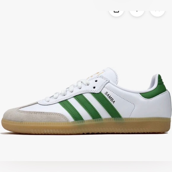 adidas Other - Adidas Men 7.5 women’s 9 Samba ADV White/Green retro inspired sneakers